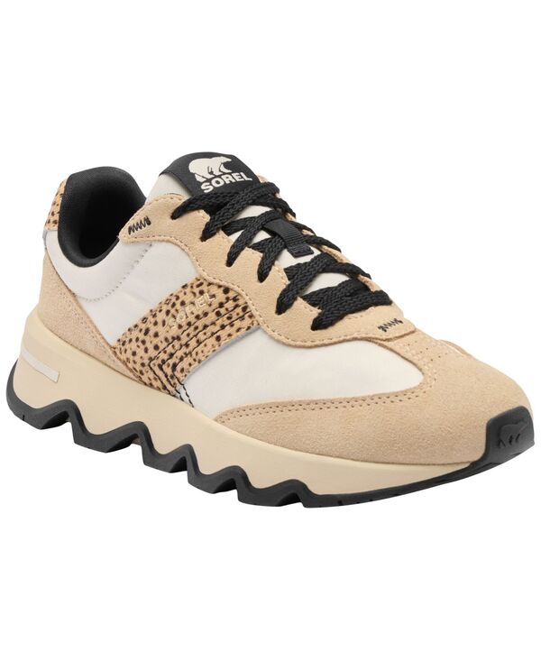 ソレル レディース シューズ スニーカー スピード競技 Sorel Women\u0027s Kinetic Ember Lace-Up Sneakers Chalk/Ceramic 車輪止め