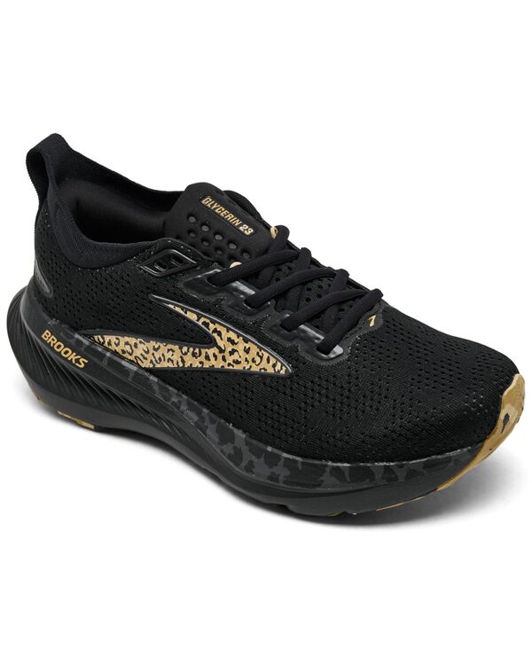 ブルックス レディース シューズ スニーカー Brooks Women\u0027s Glycerin 23 Running Sneakers from Finish Line Black Asphalt Cyber 黒いこと