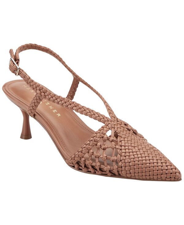 目じるし・フィッシャー レディース シューズ パンプス Marc Fisher LTD Women\u0027s Reagan Woven Slingback Pumps Natural