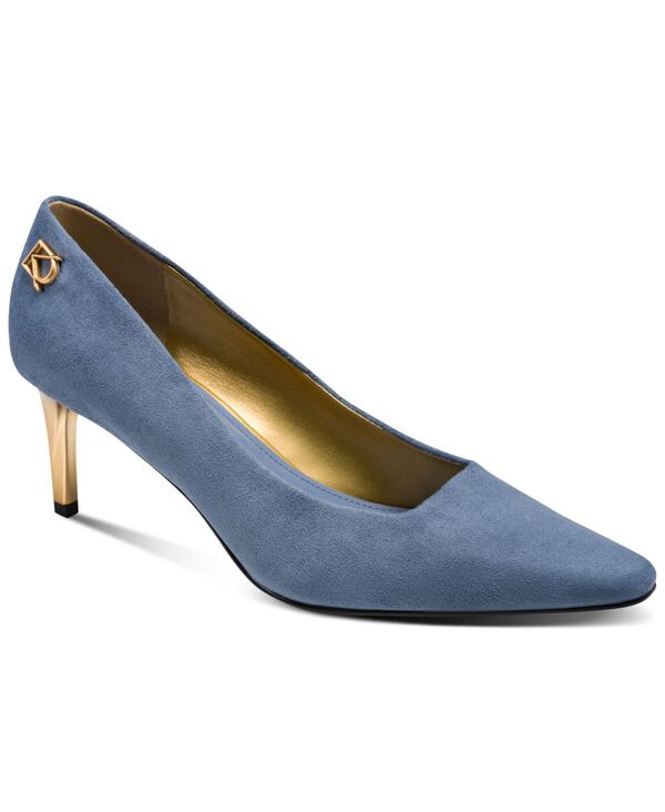 ダナ キャラン ニューヨーク州 レディース シューズ パンプス 踵 Donna Karanew York Women\u0027savita Mid Stiletto Heel Pumps Tempest Blue 青み