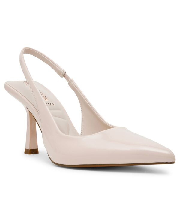 アンクライン レディース シューズ パンプス Anne Klein Women\u0027s Itzy Slingback Pumps White 白いこと