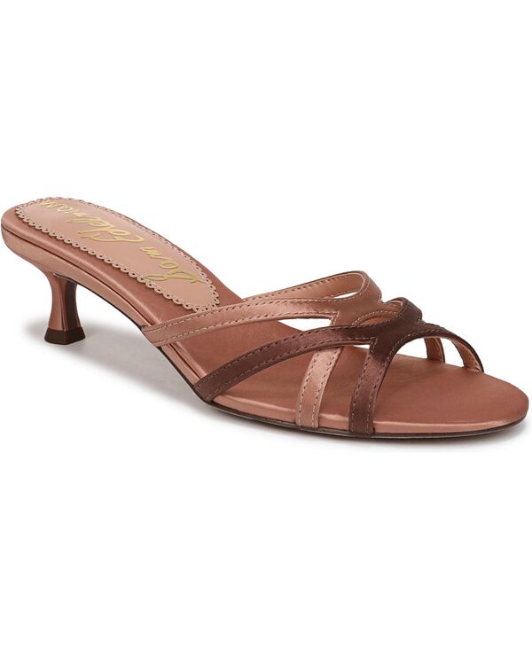サムエデルマン レディース シューズ サンダル Sam Edelman Women\u0027s Camille Slide Dressandalspiced Coral Satin コーラル