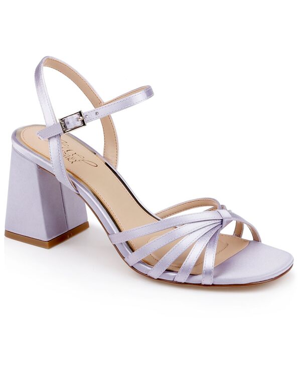 ジュウェルダグレイミシュカ レディース シューズ サンダル Jewel Badgley Mischka Women\u0027s Patience Square Toe Dressandals Ice Satin
