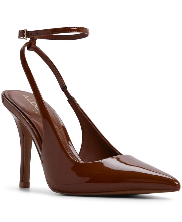 アルド レディース シューズ パンプス ALDO Women\u0027s Nikolettadjustable Strap Slingback Pumps Camel Patent 駱駝