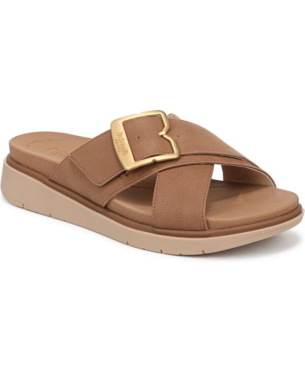 お医者さん・肩かけ レディース シューズ サンダル Dr. Scholl\u0027s Women\u0027s Piper Slide Sandals Honey Brown Faux Leather 赤銅色