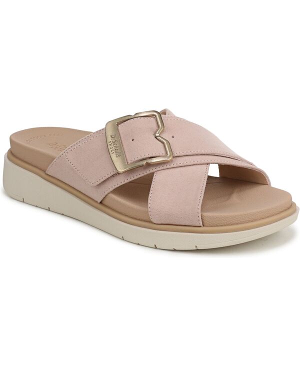 お医者さん・肩かけ レディース シューズ サンダル Dr. Scholl\u0027s Women\u0027s Piper Slide Sandals Pink Dust Fabric さくら色