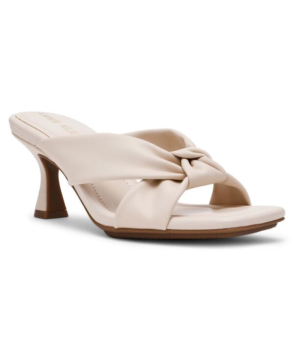 アンクライン レディース シューズ サンダル Anne Klein Women\u0027s Jezebel Square Toe Dressandals Ivory 象牙色