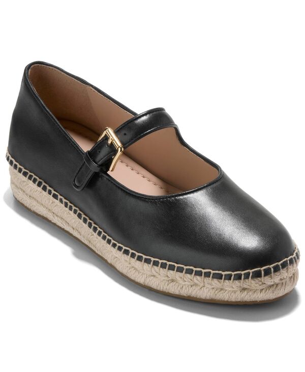 電話を掛けるハーン レディース シューズ パンプス Cole Haan Women\u0027s Cloudfeel Asbury Mary Jane Flats Black Leather 黒いこと