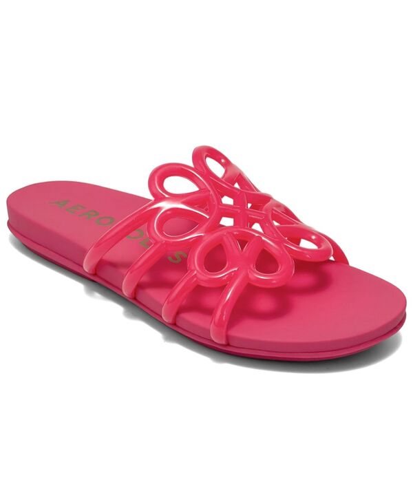 エアロソールズ レディース シューズ サンダル Aerosoles Women\u0027s Frida Open Toe Flat Sandals Magenta マゼンタ