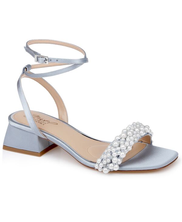 ジュウェルダグレイミシュカ レディース シューズ サンダル Jewel Badgley Mischka Women\u0027s Payton Square Toevening Sandals Mist Satin