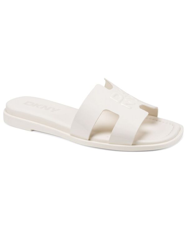 ダナ キャラン ニューヨーク州 レディース シューズ サンダル DKNY Women\u0027s Columba Slide Flat Sandals Coconut Smooth