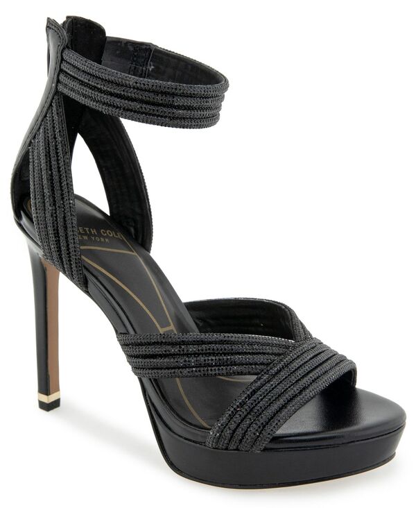 ケネスコール レディース シューズ サンダル プラットホーム Kenneth Cole New York Women\u0027s Nadine Jewel Platform Dressandals Black Jewel 黒いこと