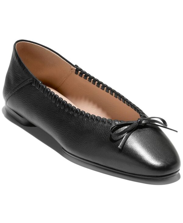 電話を掛けるハーン レディース シューズ パンプス Cole Haan Women\u0027s Jaya Travel Ballets Flats Black Leather 黒いこと