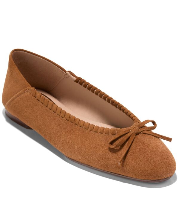電話を掛けるハーン レディース シューズ パンプス Cole Haan Women\u0027s Jaya Travel Ballets Flats Tobacco Suede