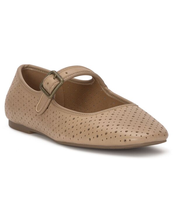 ラッキーブランド レディース シューズ パンプス Lucky Brand Women\u0027s Tannyr Perforated Mary Jane Ballet Flats Cortado Summer Haze