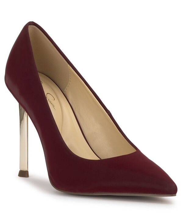 ジェシカシンプソン レディース シューズ パンプス Jessica Simpson Women\u0027s Kheloe Stiletto Pumps Dark Cherry Sateen