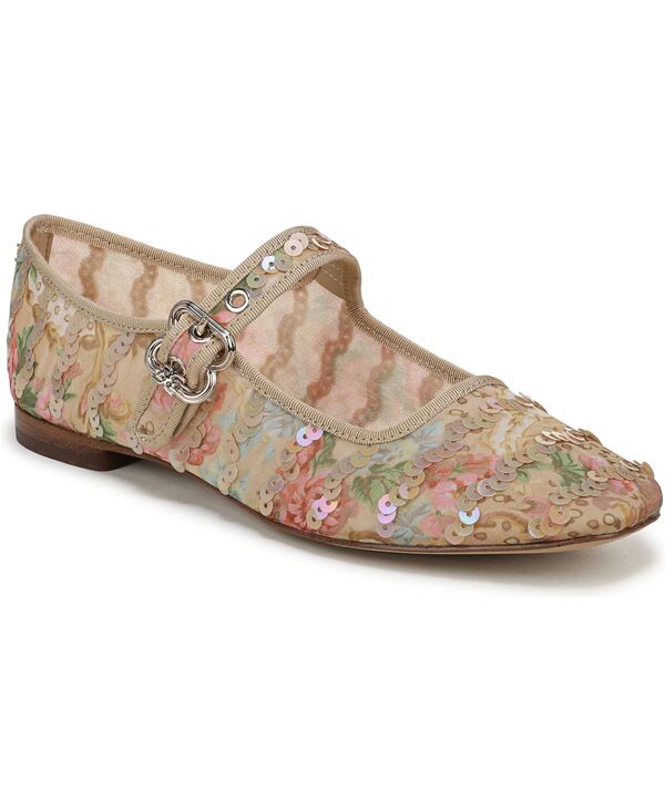 サムエデルマン レディース シューズ パンプス Sam Edelman Women\u0027s Michaela Riviera Mary Jane Flats Ecru Multi エクリュ