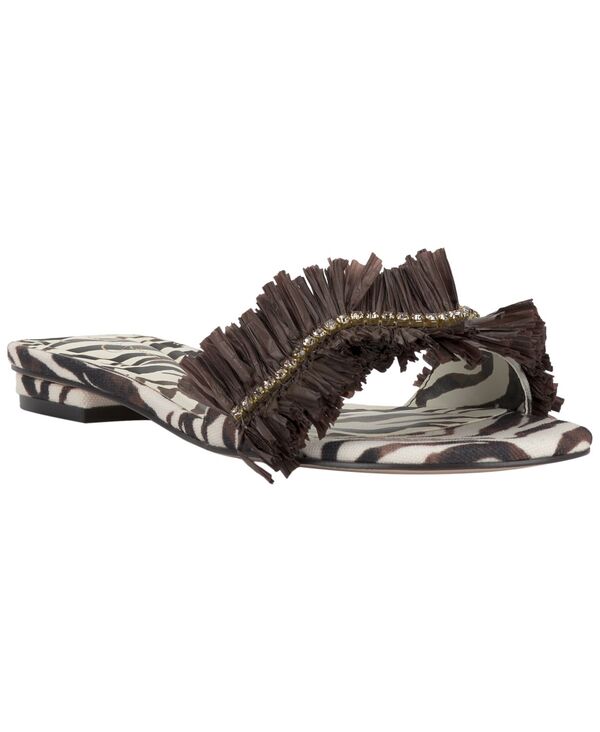 ジェシカシンプソン レディース シューズ サンダル フリンジ Jessica Simpson Women\u0027s Danive Raffia Fringe Flat Slide Sandalslumber Brown Raffia 赤銅色