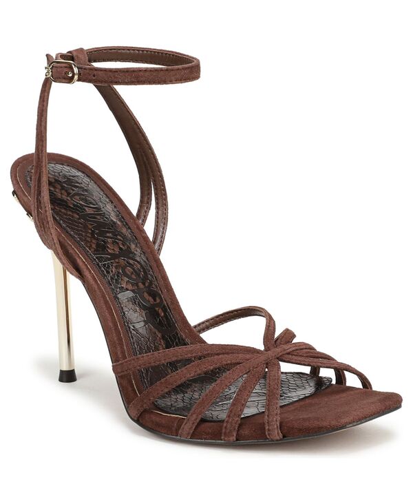 サムエデルマン レディース シューズ サンダル Sam Edelman Women\u0027s Lili Strappy Dressandals Ande Brown Suede 赤銅色