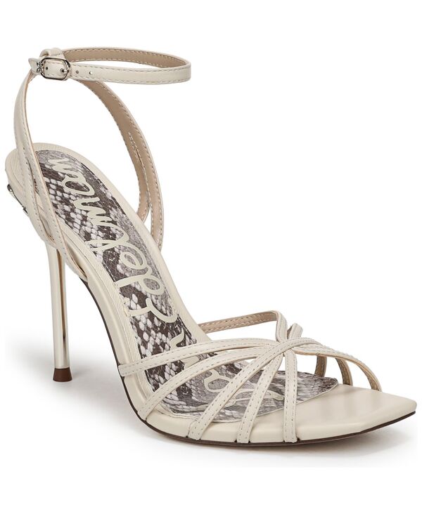 サムエデルマン レディース シューズ サンダル Sam Edelman Women\u0027s Lili Strappy Dressandals Modern Ivory Leather 象牙色