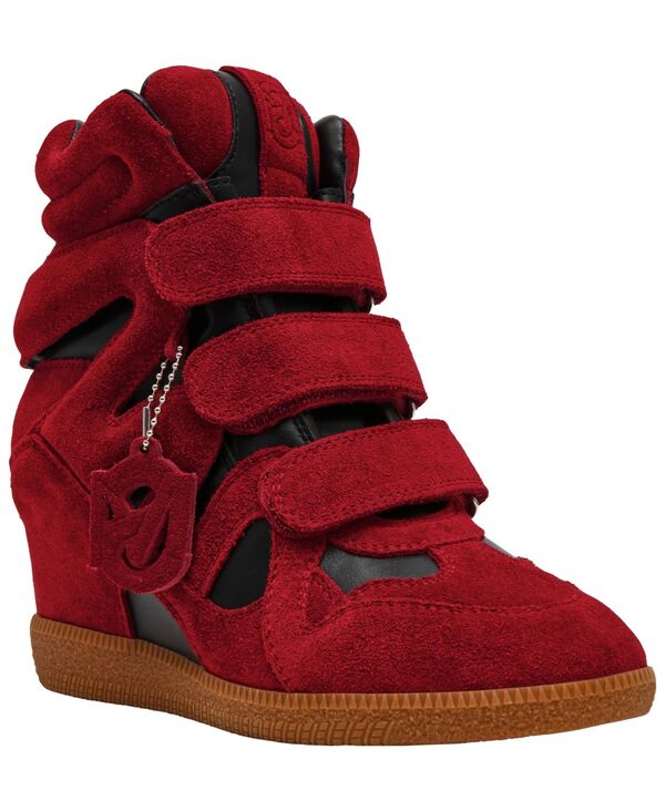スティーブ マデン レディース シューズ スニーカー Steve Madden Women\u0027s Mavis High Top Wedge Sneakers Burgundy Suede バーガンディ