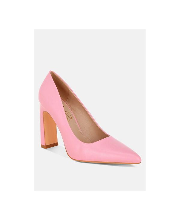 ロンドンラグ レディース シューズ サンダル なめし革 フェイクレザー London Rag Women\u0027shacarri Faux Leather Pumps Pink faux leather さくら色