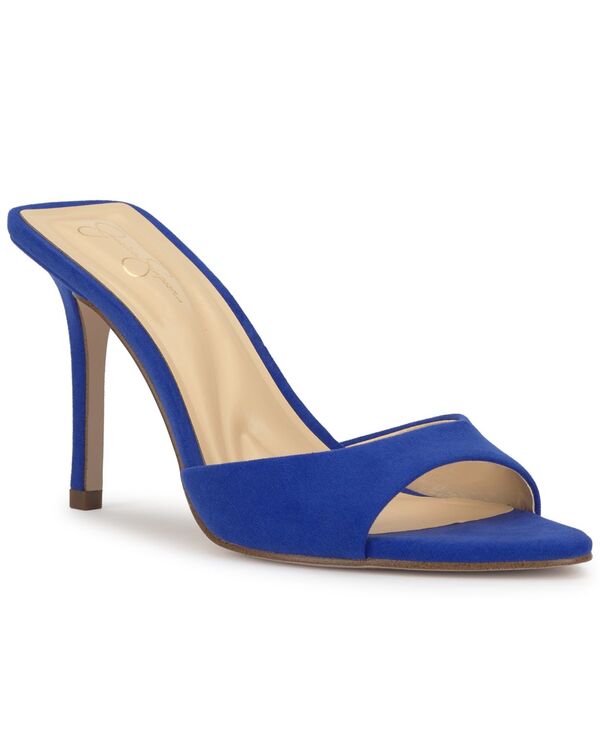 ジェシカシンプソン レディース シューズ サンダル Jessica Simpson Women\u0027s Dravie Stiletto Dressandals Blue Royale Microsuede 青碧