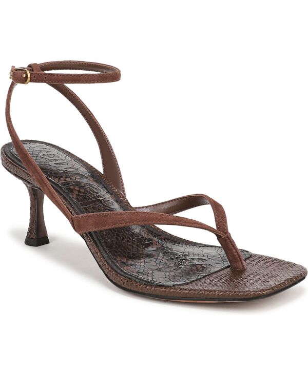 サムエデルマン レディース シューズ サンダル Sam Edelman Women\u0027s Pax Strappy Dressandals Ande Brown Suede 赤銅色