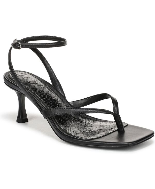 サムエデルマン レディース シューズ サンダル Sam Edelman Women\u0027s Pax Strappy Dressandals Black Leather 黒いこと