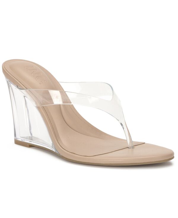 目玉.エヌ.シー 国際的 概念構成 レディース シューズ サンダル 踵 I.N.C. International Concepts Women\u0027s Myndi Wedge Heel Sandals Clear