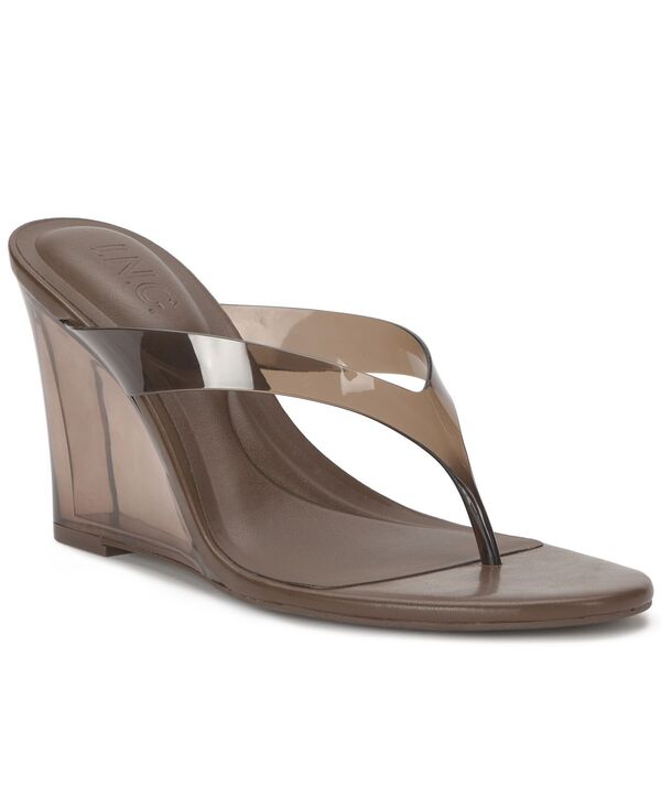 目玉.エヌ.シー 国際的 概念構成 レディース シューズ サンダル 踵 I.N.C. International Concepts Women\u0027s Myndi Wedge Heel Sandals Rich Truffle