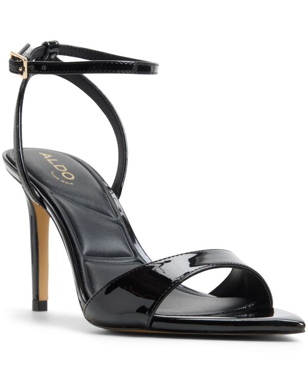 アルド レディース シューズ サンダル ALDO Women\u0027s Leandra Pointed Toe Dressandals Black Patent 黒いこと