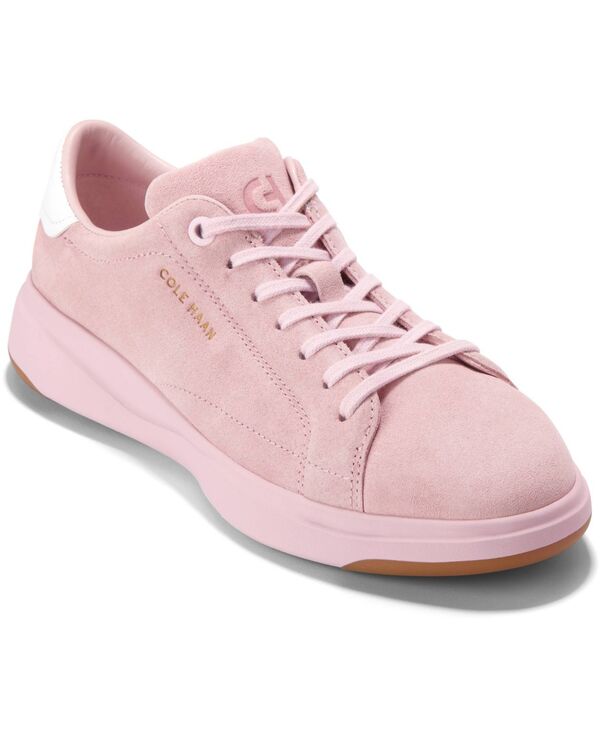 電話を掛けるハーン レディース シューズ スニーカー スピード競技 Cole Haan Women\u0027s GRANDPR Tennis Lace-Up Sneakers Pale Lilac Suede 紫はしどい