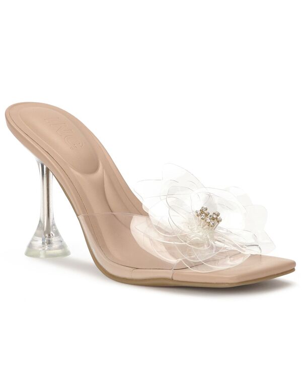 目玉.エヌ.シー 国際的 概念構成 レディース シューズ サンダル I.N.C. International Concepts Women\u0027s Brenxa Flower Slide Dressandals Clear
