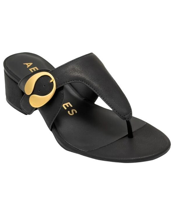 エアロソールズ レディース シューズ サンダル 踵 Aerosoles Women\u0027s Cloude Open Toe Heeled Sandals Black 黒いこと