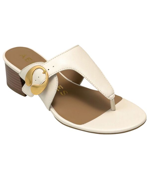 エアロソールズ レディース シューズ サンダル 踵 Aerosoles Women\u0027s Cloude Open Toe Heeled Sandals Eggnog