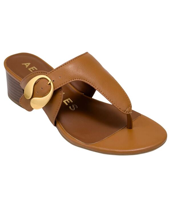 エアロソールズ レディース シューズ サンダル 踵 Aerosoles Women\u0027s Cloude Open Toe Heeled Sandals Tan タン