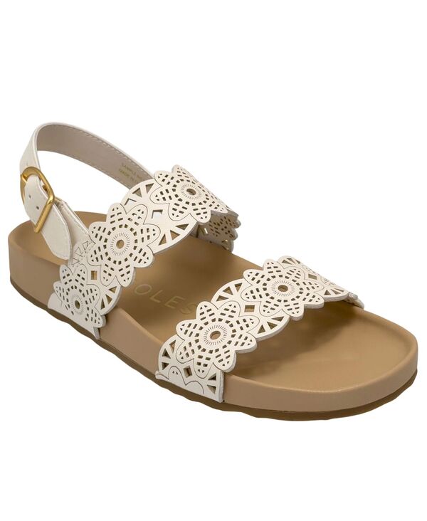 エアロソールズ レディース シューズ サンダル Aerosoles Women\u0027s Lily Open Toe Footbed Sandals Eggnog