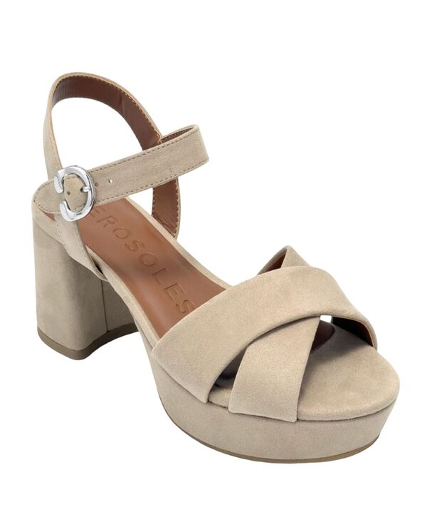 エアロソールズ レディース シューズ サンダル プラットホーム Aerosoles Women\u0027s Cosmos Open Toe Platform Sandals Dune