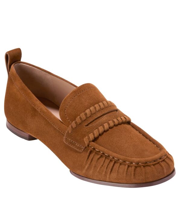 電話を掛けるハーン レディース シューズ スリッポン・ローファー Cole Haan Women\u0027s Danby Travel Slip-On Loafers Tobacco Suede