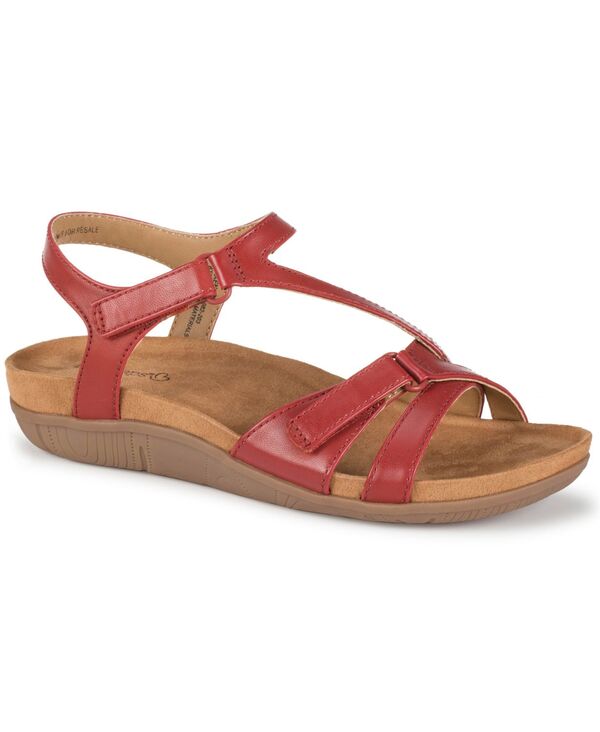 ベアトラップス レディース シューズ サンダル Baretraps Women\u0027s Jaxen Round Toe Wedge Sandals Red 赤いこと