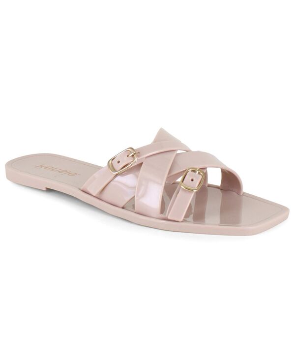 ケンジー レディース シューズ サンダル Kensie Women\u0027s Jellie Slide Sandal Rose