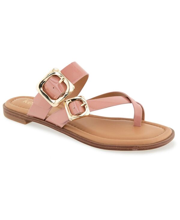ケンジー レディース シューズ サンダル Kensie Women\u0027s Riri Flat Sandal Rose