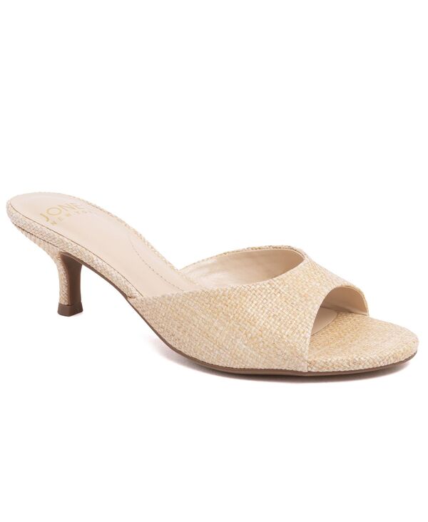 ジョーンズニューヨーク州 レディース シューズ サンダル 踵 Jones New York Women\u0027s Kadya Kitten Heel Dressandals Natural Raffia