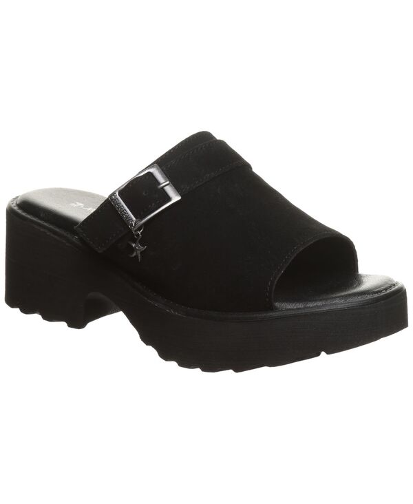 ベアパウ レディース シューズ サンダル プラットホーム BEARPAWomen\u0027s Frances Platform Wedge Sandals Black 黒いこと