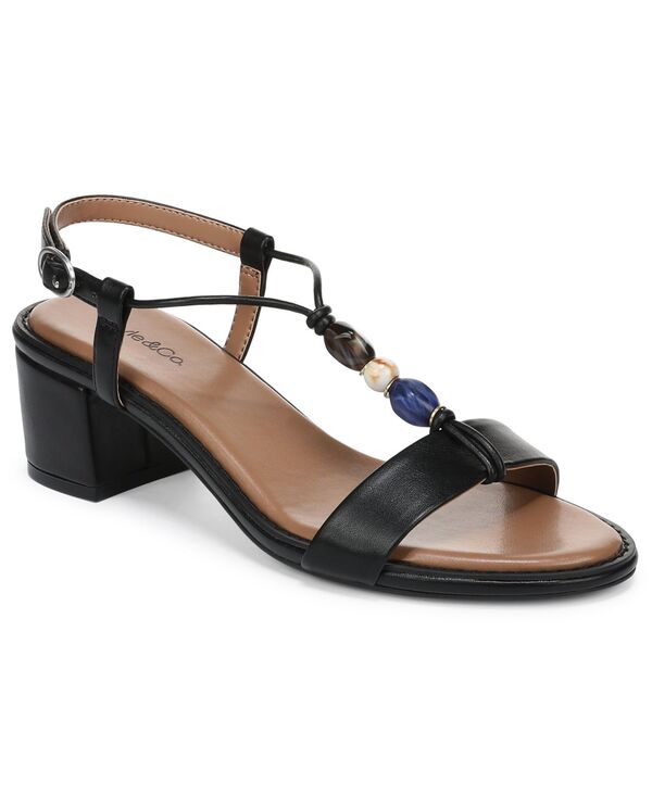 スタイルアンドコー レディース シューズ サンダル 踵 Style \u0026 Co Women\u0027s Blancaa Block Heel Stone Dressandals Black Beauty 黒いこと