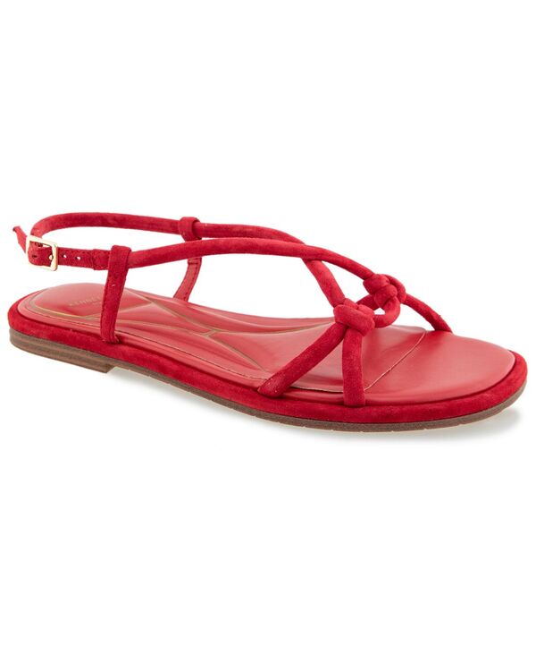 ケネスコール レディース シューズ サンダル Kenneth Cole New York Women\u0027s Paria Strappy Flat Sandalsalsa Red Suede 赤いこと