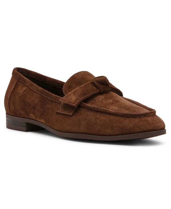 アンクライン レディース シューズ スリッポン・ローファー Anne Klein Women\u0027s Bowie Round Toe Loafers Chocolate Brown 赤銅色