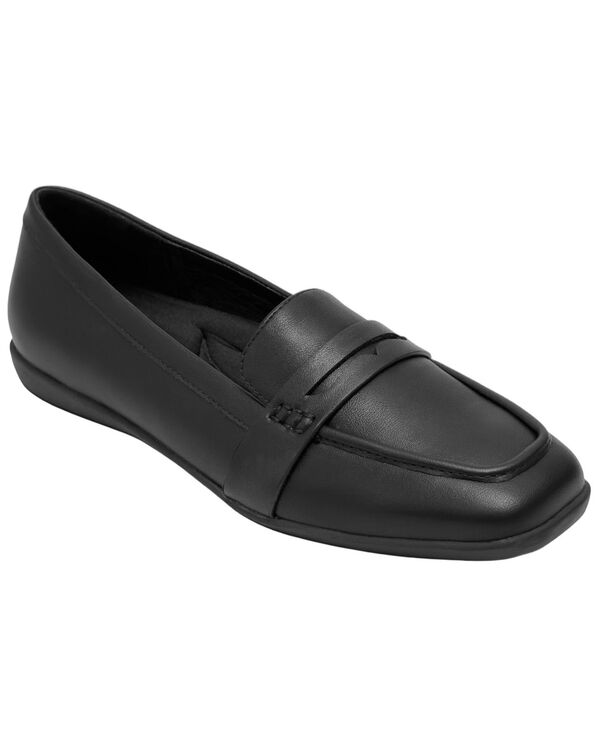 エアロソールズ レディース シューズ スリッポン・ローファー Aerosoles Women\u0027s Kody Slip-On Loafers Black Faux Leather 黒いこと