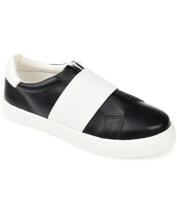 ジュルネ 寄せあわせ レディース シューズ スニーカー Journee Collection Women\u0027s Billie Slip On Sneakers Black 黒いこと
